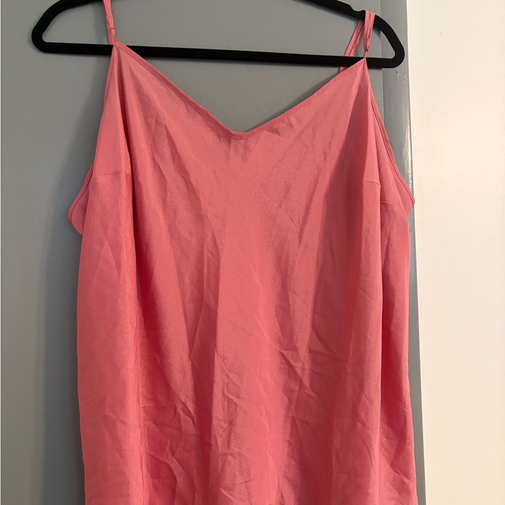 Talbots Pink Spaghetti-Strap V-Neck Camisole